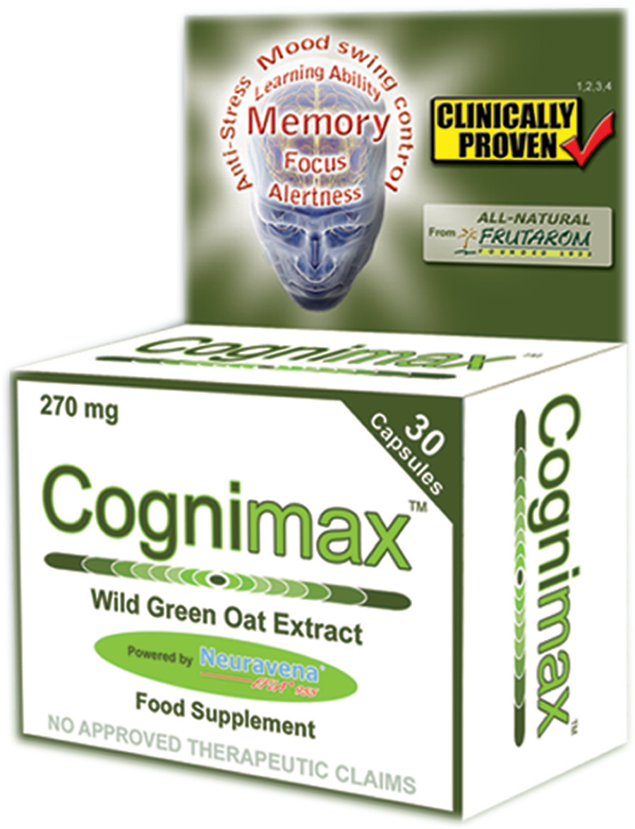 Cognimax270 cognitive supplement bottle.